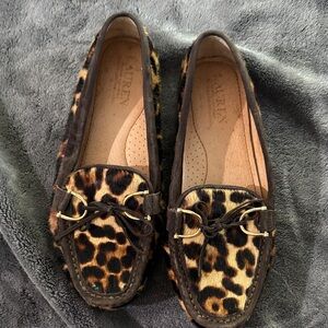 Leopard Print Moccasins